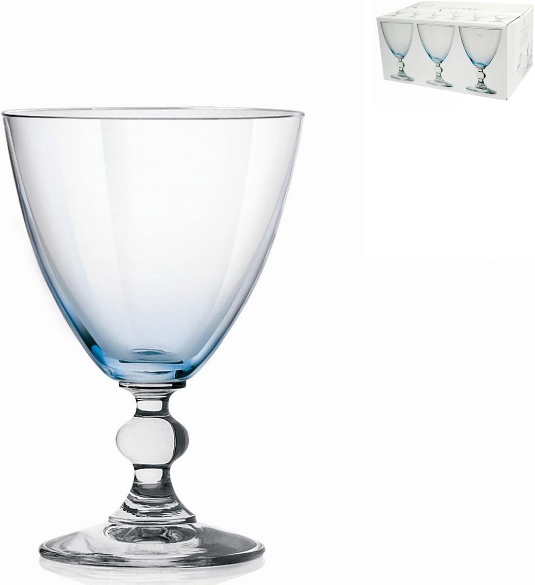Set van 6 waterglazen - stijlvol en duurzaam