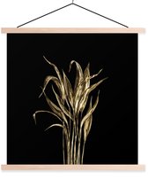 Affiche scolaire - Or - Feuille - Plantes - 60x60 cm - Lattes vierges