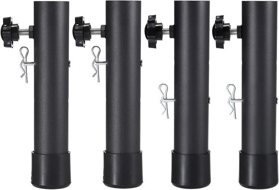 Set van 4 metalen tafelpoten - Tafelonderdelen