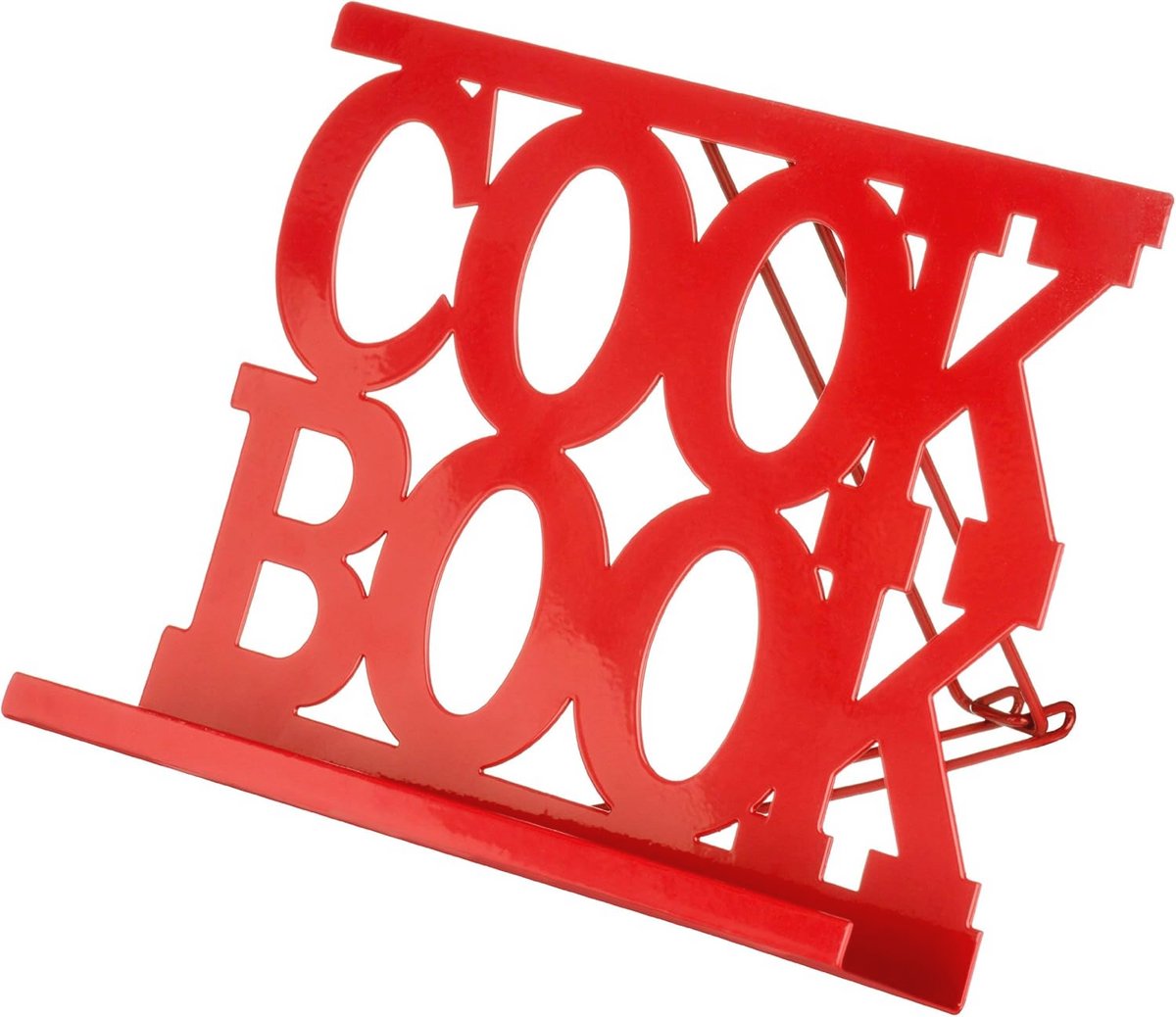 Keukenboek Ezel in Rood Emaille - Perfect voor Kookliefhebbers