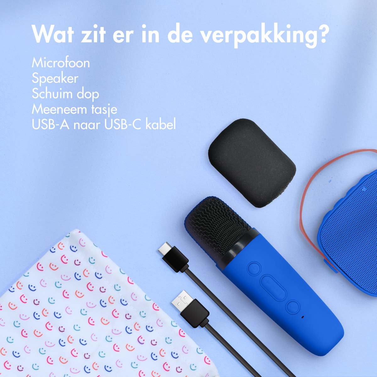 imoshion Karaoke Set - Met Bluetooth Speaker en Draadloze Microfoon - Karaokeset voor Volwassenen en Kinderen — afbeelding 10