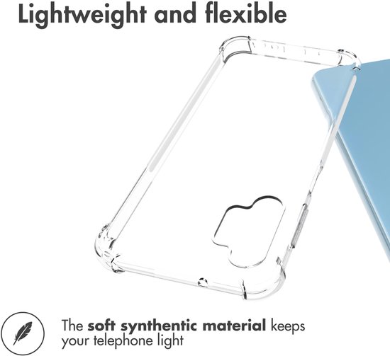 Lichtgewicht en flexibele telefoonhoes, gemaakt van zacht synthetisch materiaal.