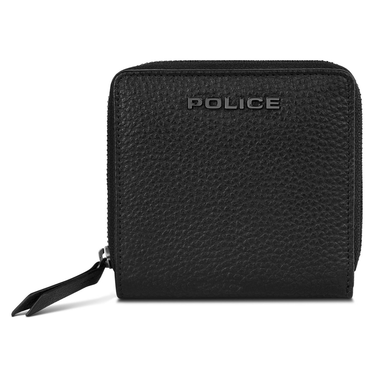 Police Portemonnee Leer 10 cm - Dames - Horizontaal - black