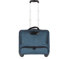 Dermata Business Laptop Trolley Nylon 3456NY Blauw