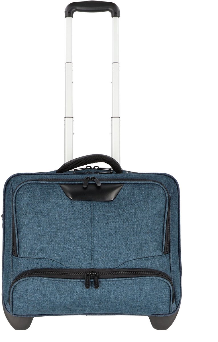 Dermata Business Laptop Trolley Nylon 3456NY Blauw