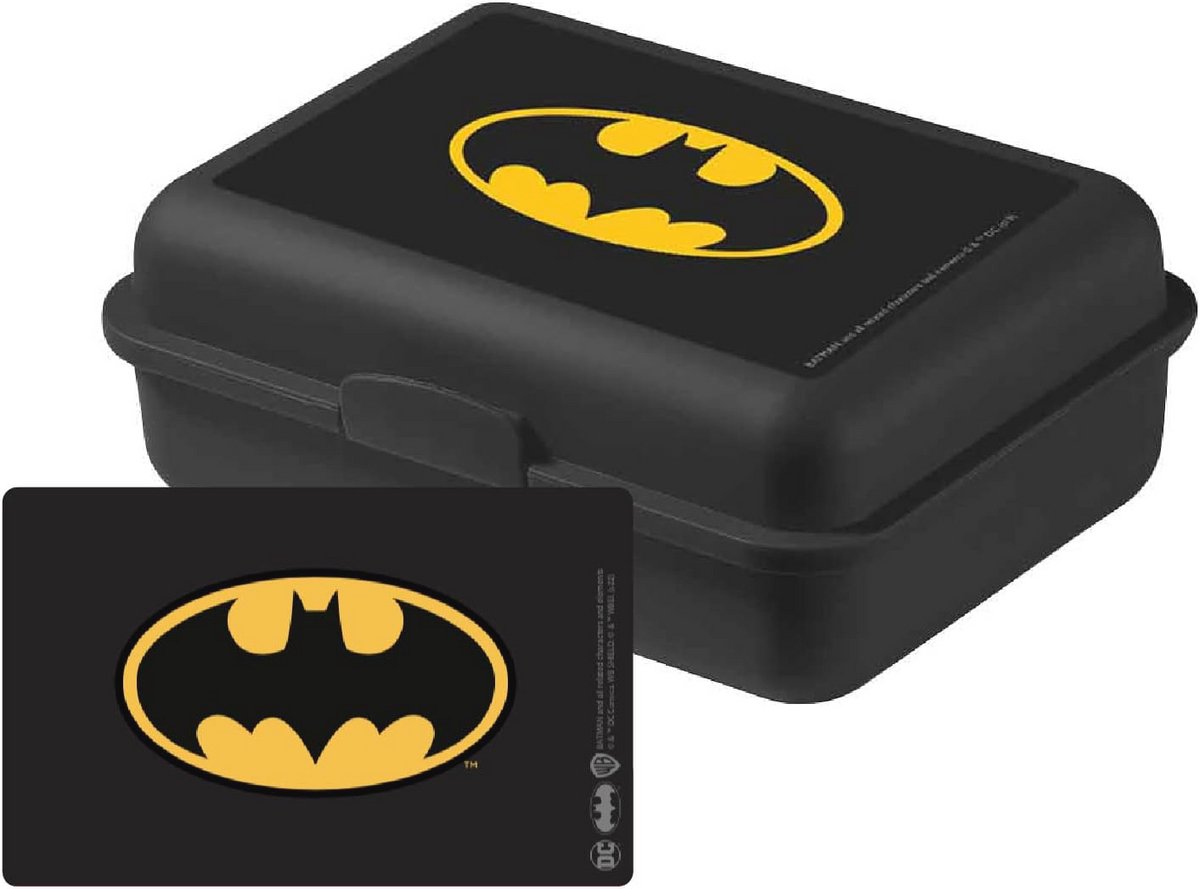 Lunchbox met Batman Logo - Ideaal voor Snacks en Broodjes