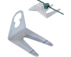 100x Kerstlichtclips voor Gordelroos en Tegeldaken - Universele Dakgootclips voor C7 & C9 Verlichting