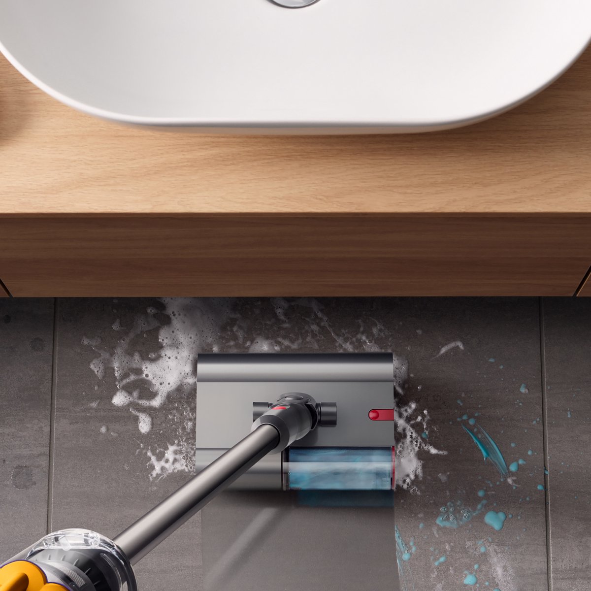 Dyson V12s Detect Slim Submarine - Steelstofzuiger met dweilfunctie - Nikkel/Geel - 140 Air Watts - HEPA-filtratie — afbeelding 5