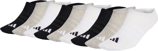 9 pairs of adidas THIN&LIGHT SPORTSWEAR NO SHOW SOCKS