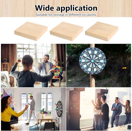 Champify Darttas – Harde Case Voor 6 Darts, Met Anti-slip Houder, Extra Vakken Voor Flights En Accessoires (blauw)