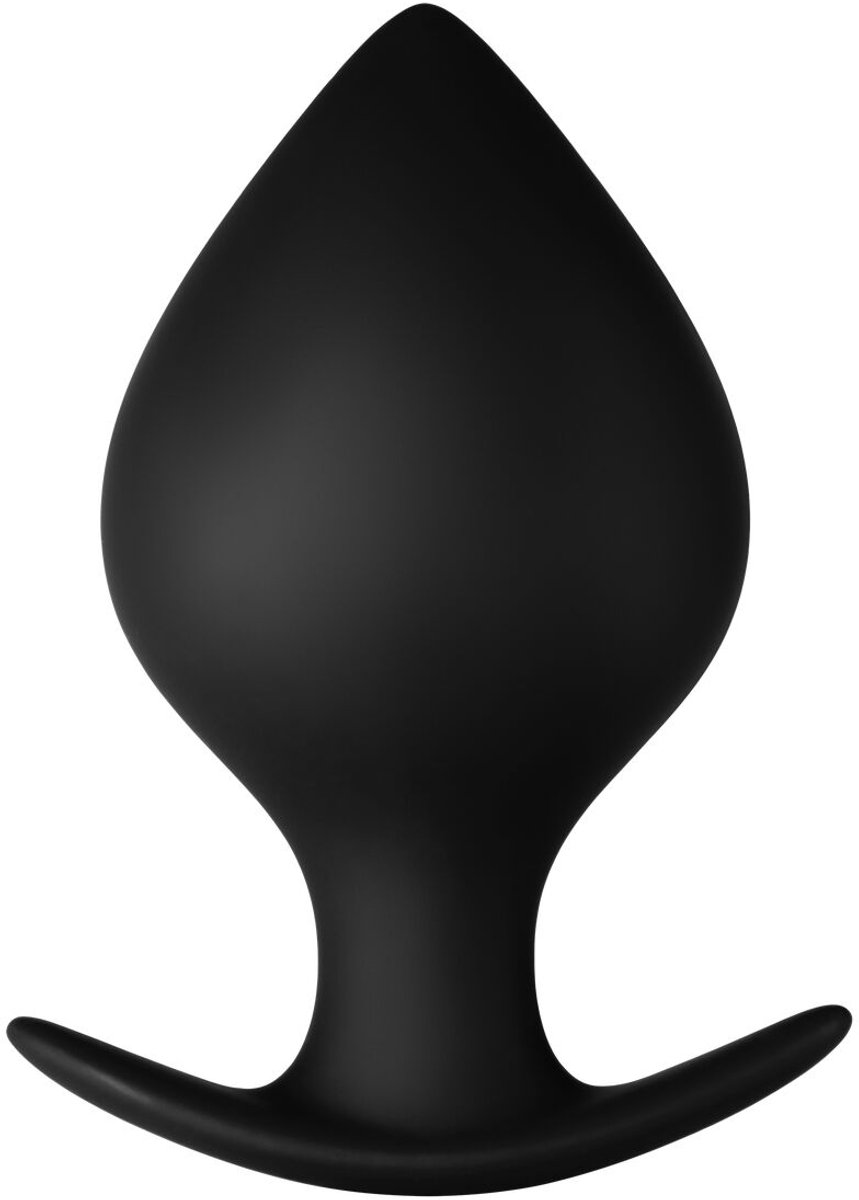 Forto F-60 Spade Large Anaalplug - Zwart - 10.9 cm