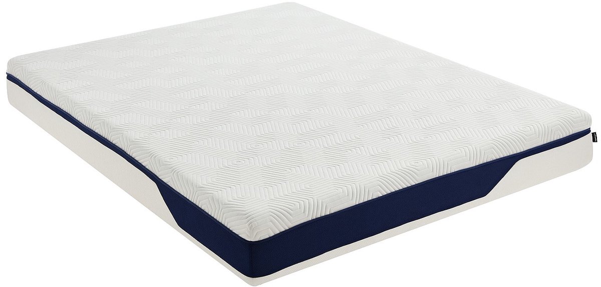 Vente-unique Matras 180 x 200 cm HD-schuim 7 zones van traagschuim en gel met afneembare hoes, dikte 22 cm - FAGANI van YSMÉE L 200 cm x H 22 cm x D 180 cm Wit