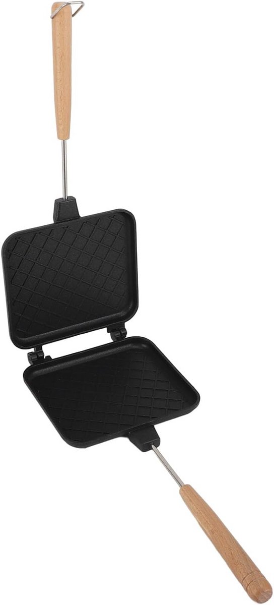 Dubbelzijdige Aluminium Koekenpan voor Tosti's en Meer - Geschikt voor Gas en Inductie