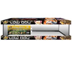Zoo Med terrarium 90x45x25 cm | laag aquarium of terrarium voor axolotls en bodembewoners