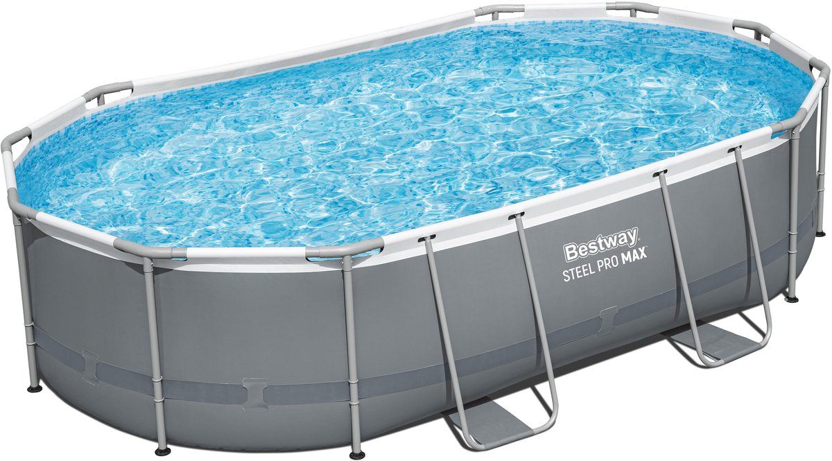 Bestway Power Steel Ovale zwembad set 488x305x107 cm 56448