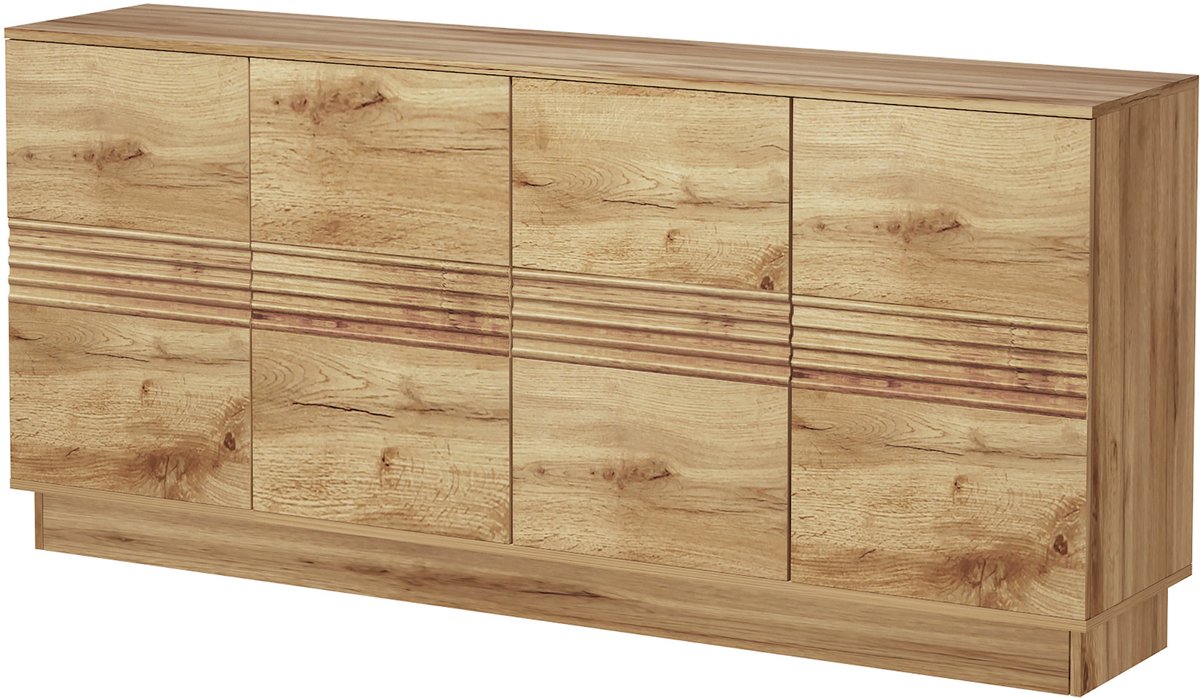 Notio Living Toro-Dressoir - 4-deuren - Wotan Eiken Oak