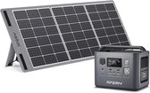 AFERIY 800W 512Wh Draagbare Power Station + 100W Zonnepaneel - LiFePO4 - UPS - MPPT - Pure Sine Wave voor Camping & Noodstroom