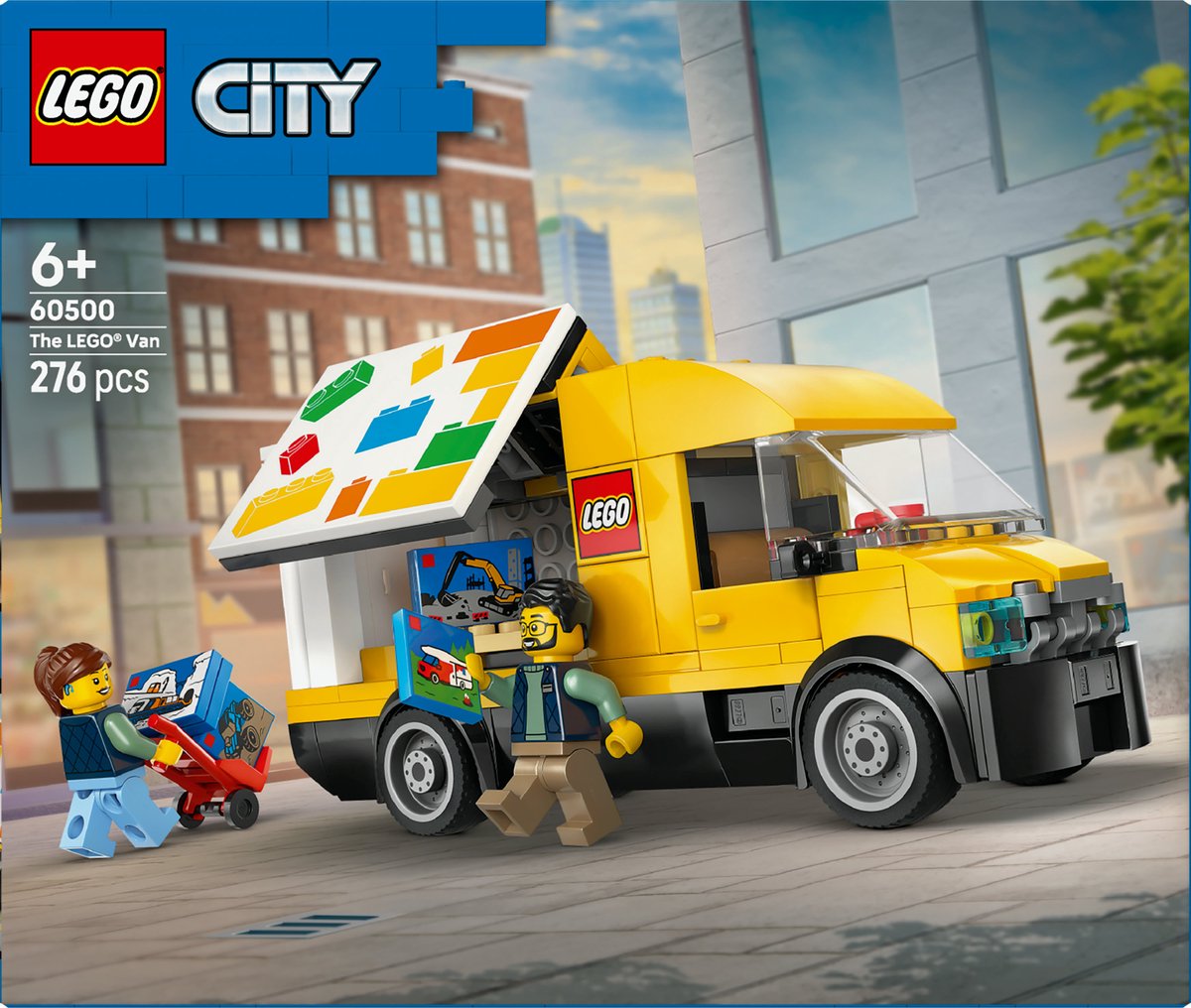 LEGO® City: De LEGO Bestelwagen - Bouw- en Speelset voor Autofans Vanaf 6 Jaar - Met 2 Minifiguren - 60500 — afbeelding 15