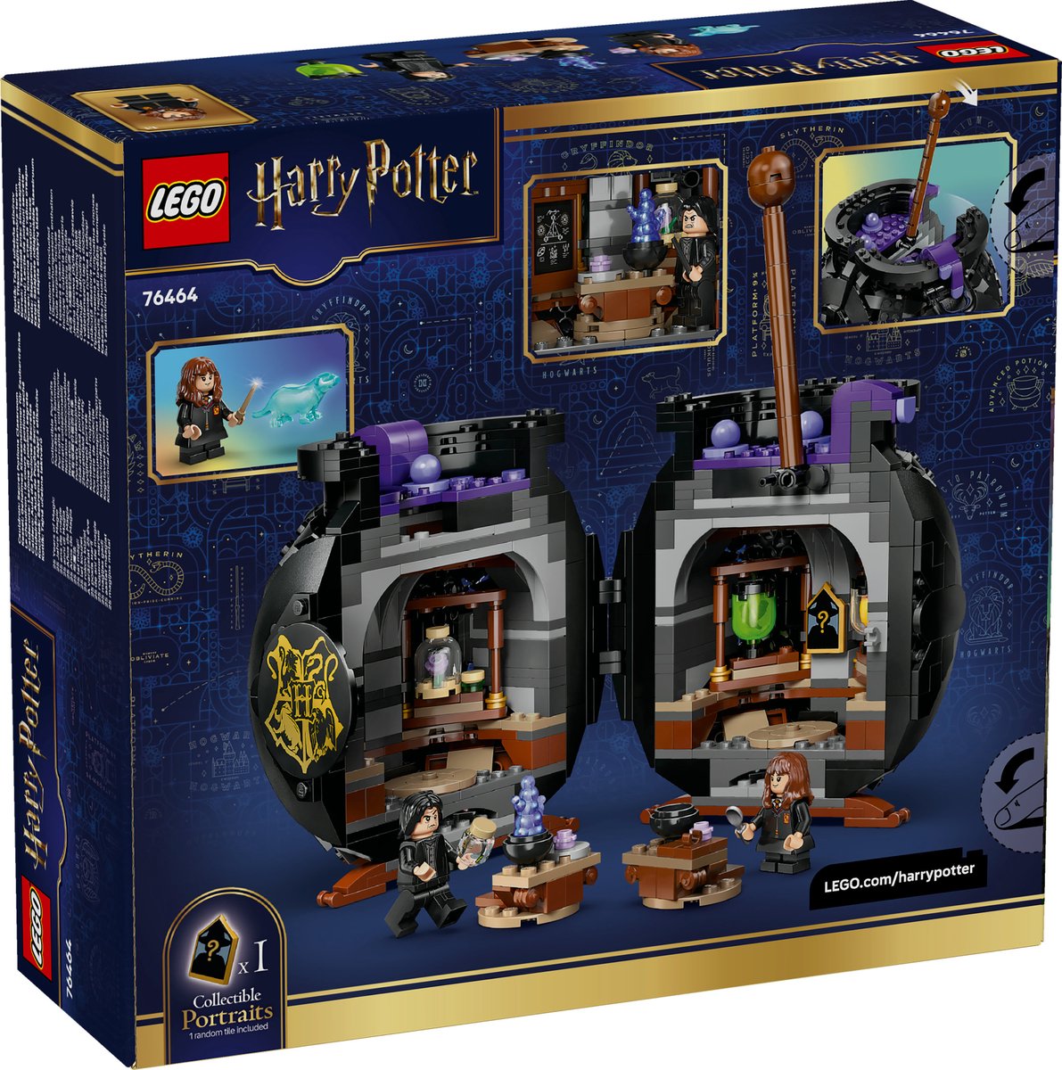 LEGO Harry Potter Ketel met Geheim Toverdrankenklaslokaal Bouwpakket voor Kinderen - 76464 – foto 7