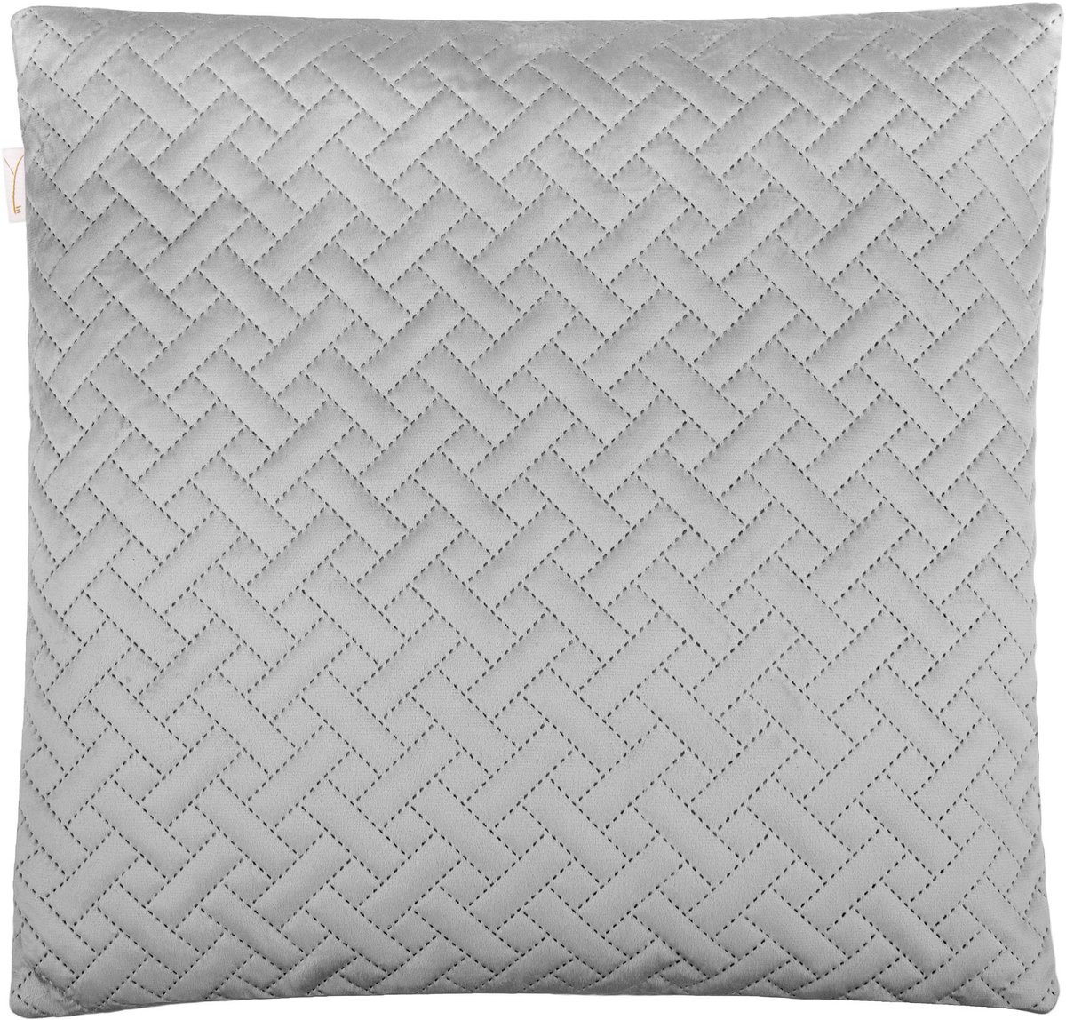 Yellow Kussensloop Audrey-pillowcase - Kussenhoes van 50x50 cm - 1 stuk - 100% Polyester - Taupe