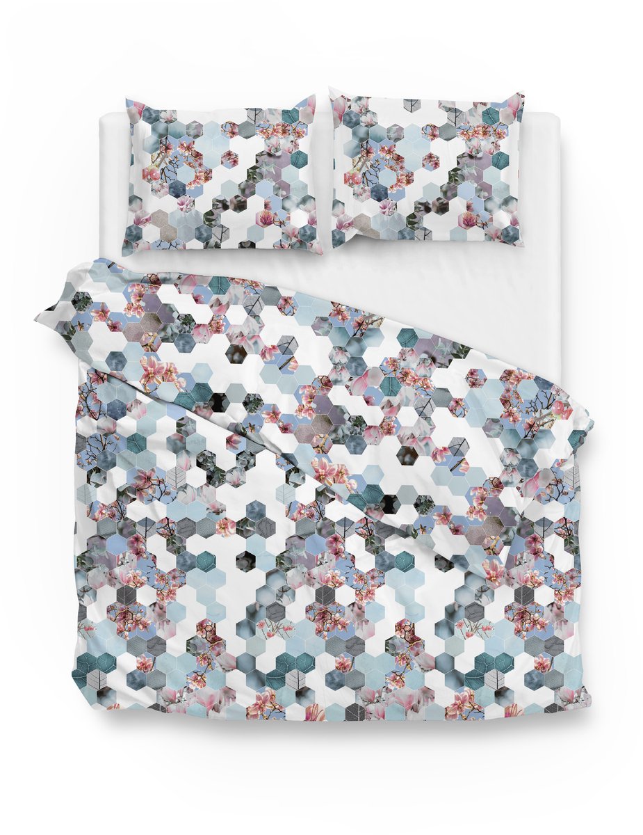Zohome Vanessa Dekbedovertrek - Lits-jumeaux - Flanel - 260x200-220cm - Multi