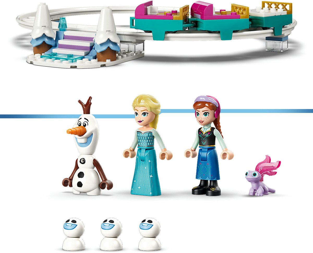 LEGO Disney Frozen - Elsa's IJskasteel en Sneeuwrit Bouwbaar Kasteel Speelgoed voor Kinderen - 43281 – foto 5
