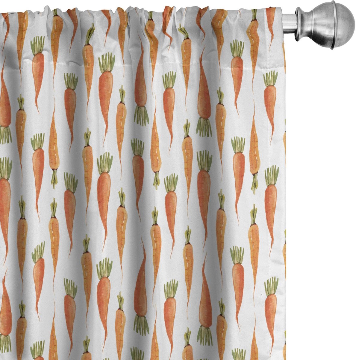 ABAKUHAUS Gordijnen Geometrisch – 2x75x175 cm – Microvezel – Khaki