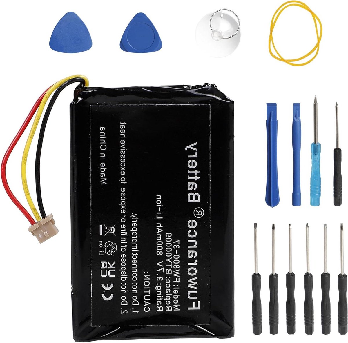Cosensi - Reservebatterij voor Smart Card Reader met 800 mAh capaciteit