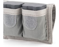 Think Tank - Battery Holder 2 V2.0 - Nickel Grey - Batterijhouder - Tas voor batterijen