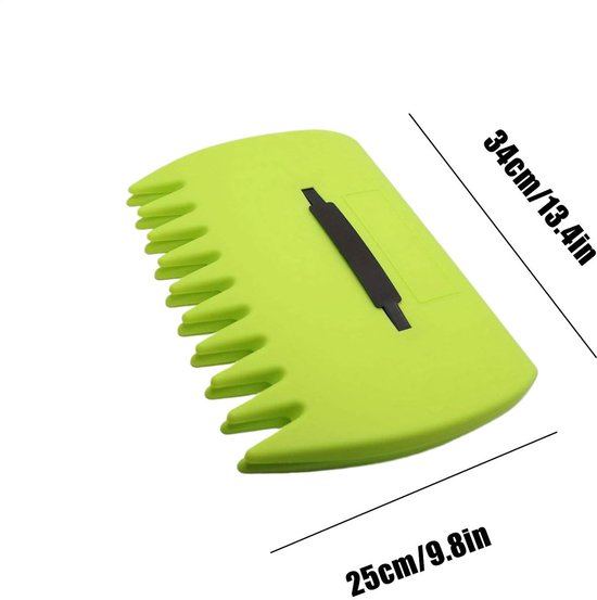 Blad Scoops, Hand Claws, 13.39x9.84x0.79in rake gereedschap, afval verwijderen, tuinmaking hulp, perfect voor de herfst, bloembed, gazon verzorging, zwembad schoonmaken, buitentuin, schoonmaken, landschap onderhoud van Merkloos	 — afbeelding 2