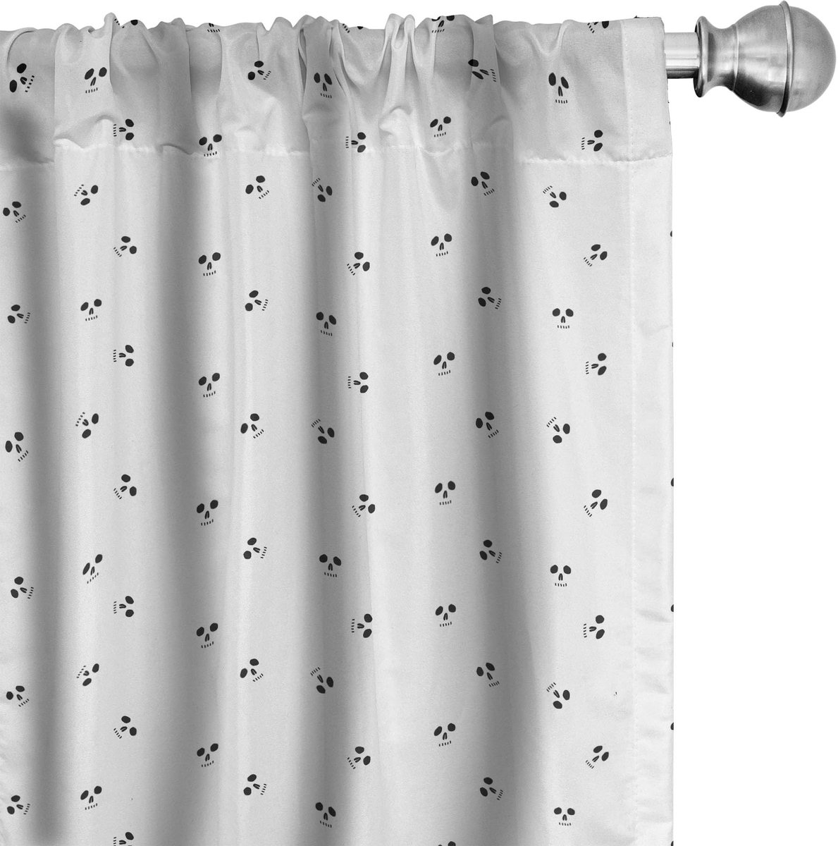 ABAKUHAUS Schedelgordijnen – 2x75x175 cm – microvezel, halfdonker