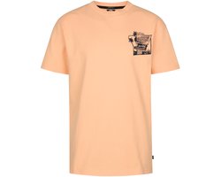 Petrol Industries - Jongens T-shirt met rugprint Mezcal - Oranje - Maat 116