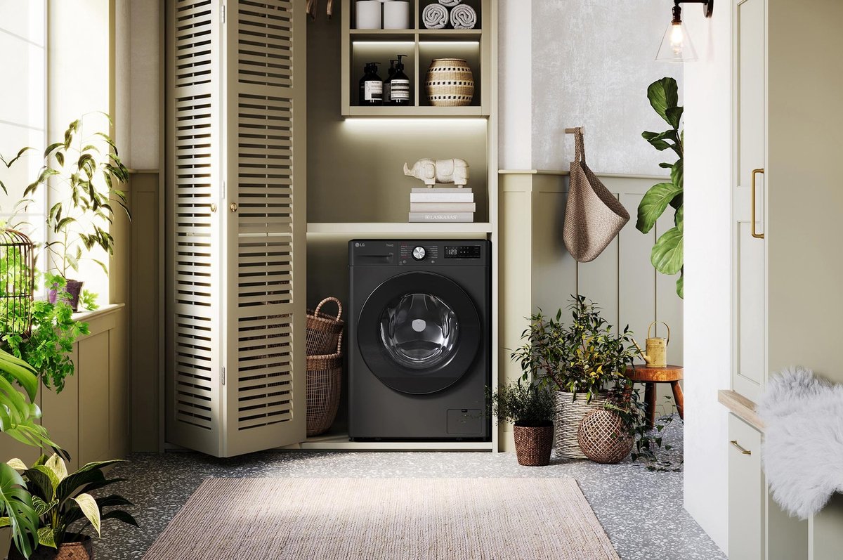 LG F4WR7011SYB wasmachine 11 kg met AI DD voor slimme stofverzorging - TurboWash 39 voor sneller wassen - hygiënisch wassen met stoom en ThinQ slimme bediening. Energieklasse A‑10% – foto 8