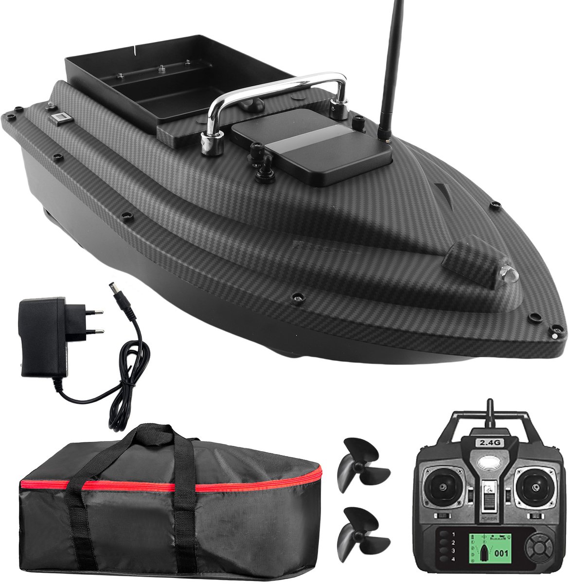 GPS-visboot met grote aascontainer Automatische aasboot met een bereik van 400-500 m