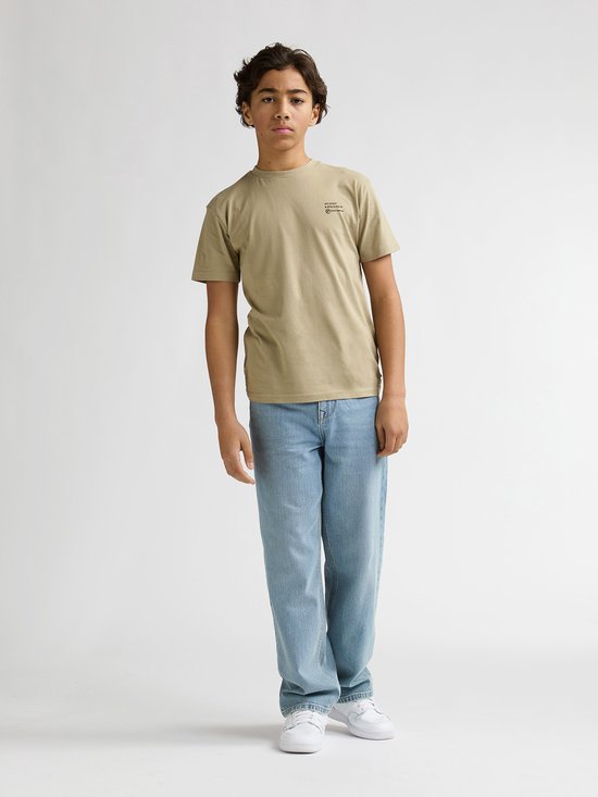 Petrol Industries Jean Garçons - Jean Coupe Ample à Jambes Droites - 5 Poches - 100% Coton - Pantalon Denim - Bleu - Taille 104