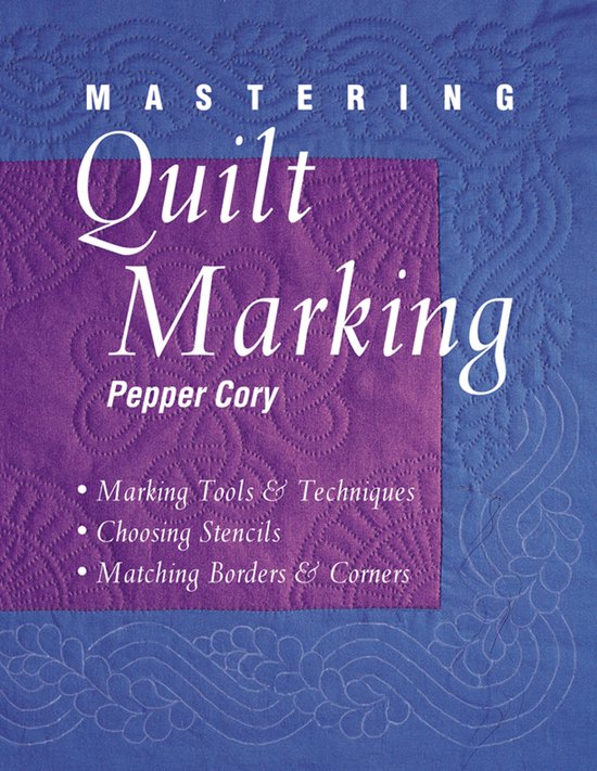 Mastering Quilt Marking - cover