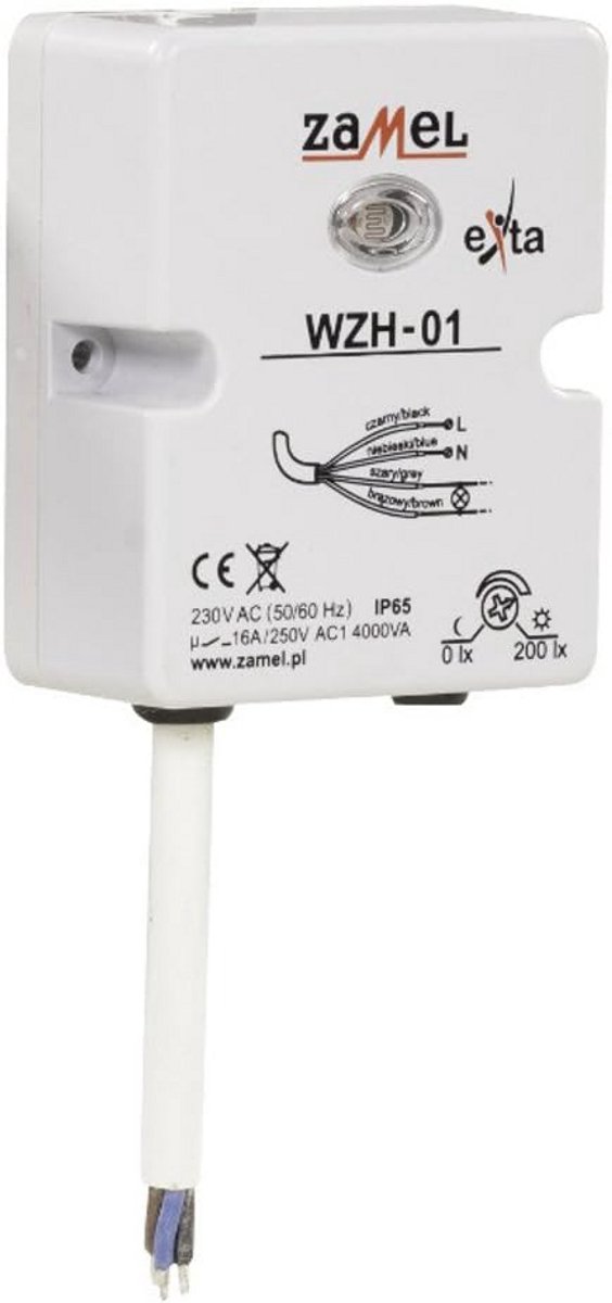 Waterdichte Schemerschakelaar Opbouwmontage voor Buitenverlichting IP65