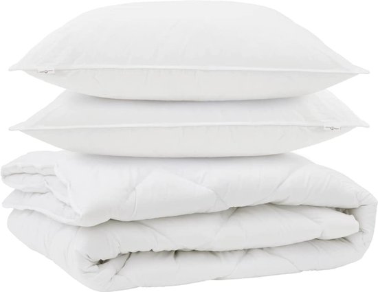Medicline Dekbed 140 x 200 cm All-season deken Slaapdekbedovertrek materiaal Gemaakt van microvezel met draad Gewatteerde siliconen vulling 200 g/m2