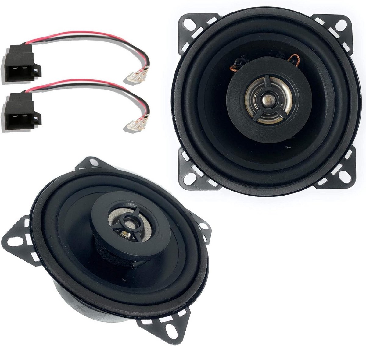 2-weg Auto Speakerset 10 cm 100 Watt voor Skoda Fabia (1999-2007)
