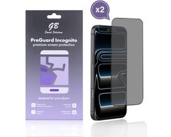 GB ProGuard Incognito Privacy Screenprotector voor iPhone 17 Pro – 2 Stuks – Gehard Glas – Volledige Dekking – Anti-Gluren