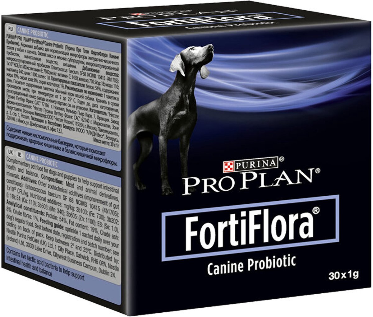 Purina Pro Plan Fortiflora Hond - 60 x 1 gram
