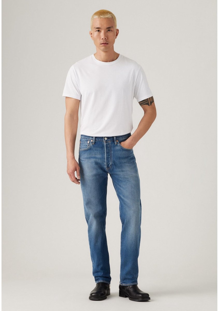 Levi’s 501 Broek Mid W 34 L 30 Heren Jeans Blauw