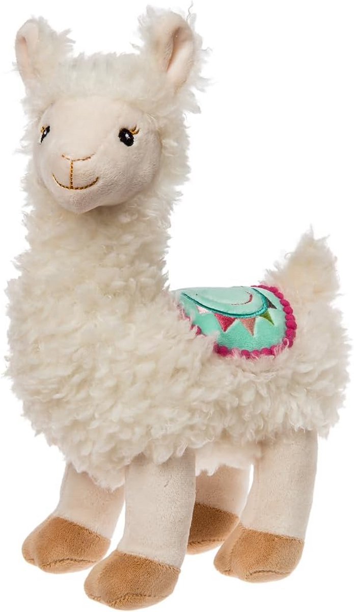 Zachte Pluche Lama Knuffel - Witte Stoffen Dier voor Baby's en Kinderen