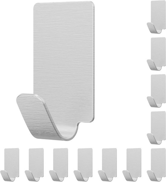 JITNGA 10 stuks vleeshaken klein roestvrij staal rookhaken ophanghaken keukenhaak vleeshaak vishaken, 5 cm (zilver