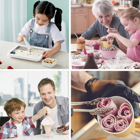 Professionele ijsmachine voor het maken van ijs, sorbet, yoghurt en slushies van Merkloos — afbeelding 5