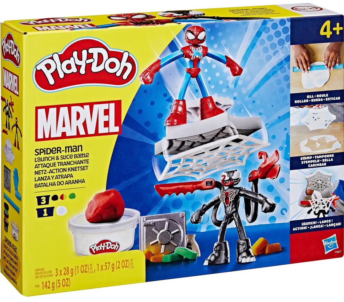 Play-Doh Marvel Spider-Man Werp en Snij Speelset - Boetseerklei - Inclusief 2 figuren — afbeelding 10