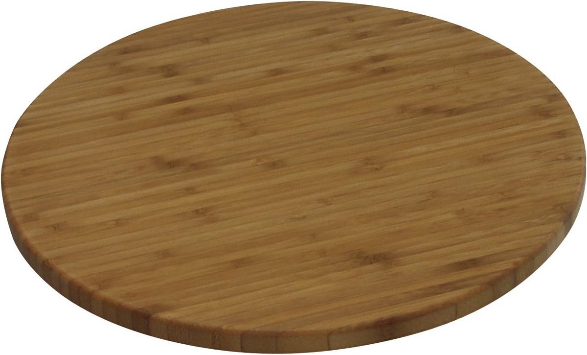 Draaibare Serveerschaal van Bamboe (35 cm) - Draaiplateau voor Eten en Kaas