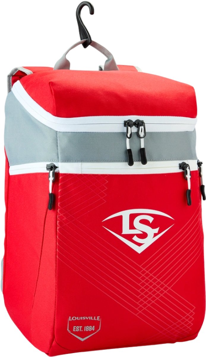 Louisville WB575760 Slugger Powerized Stick Pa Kleur Scarlet Backpack voor Sport Honkbal/Softball