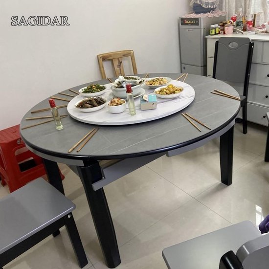 Draaitafelblad 360° Rotatie Multifunctioneel Herbruikbaar Draagbaar Roterend Voedselorganizerbakje voor Eettafel Draaitafelblad 360° Rotatie Multifunctioneel Herbruikbaar Draagbaar Roterend Voedselorganizerbakje voor Eettafel