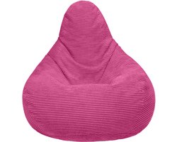 Volwassen Highback Zitzak Stoel Corduroy Stof Indoor Woonkamer Gaming Zitzak Ligstoel met Ergonomisch Ontwerp